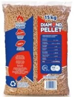 Bancale 1080 kg pellet Diamond in abete ENplus A1, 72 sacchi da 15 kg - Image 2