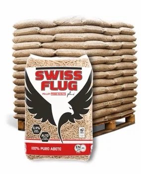 img_4696 Pellet bancale Swiss Flug 70 sacchi da 15 kg in abete ENplus A1 - Image 1