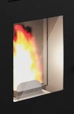 Stufa a pellet ventilata PUNTO FUOCO Rosita 9.5 KW nera - Image 3