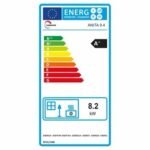Stufa a pellet ad aria Anita da 9,4 kW Sannover nera - Image 3