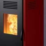 Stufa a pellet ventilata INVICTA Nuova Vieste 7.3 KW bordeaux - Image 5